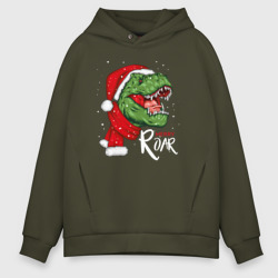 Мужское худи Oversize хлопок T-rex Merry Roar