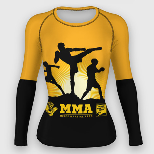 Женский рашгард 3D ММА Mixed Martial Arts, цвет 3D печать