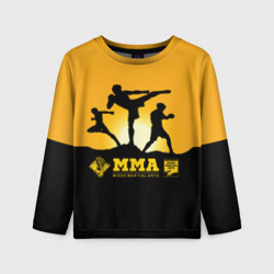 Детский лонгслив 3D ММА Mixed Martial Arts