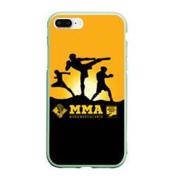 Чехол для iPhone 7Plus/8 Plus матовый ММА Mixed Martial Arts