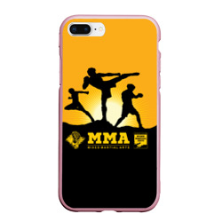 Чехол для iPhone 7Plus/8 Plus матовый ММА Mixed Martial Arts