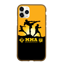 Чехол для iPhone 11 Pro матовый ММА Mixed Martial Arts