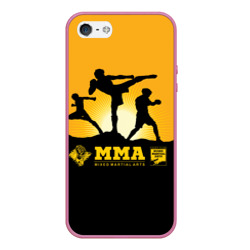 Чехол для iPhone 5/5S матовый ММА Mixed Martial Arts