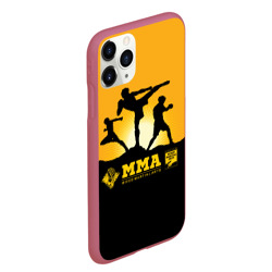 Чехол для iPhone 11 Pro Max матовый ММА Mixed Martial Arts - фото 2
