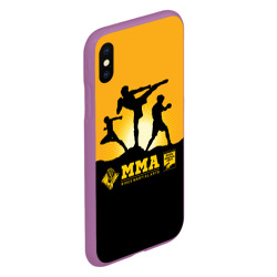 Чехол для iPhone XS Max матовый ММА Mixed Martial Arts - фото 2