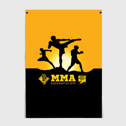 Постер ММА Mixed Martial Arts