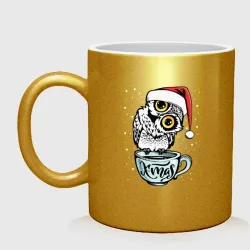 Кружка керамическая X-mas Owl