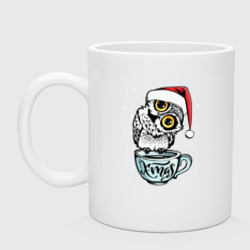 Кружка керамическая X-mas Owl