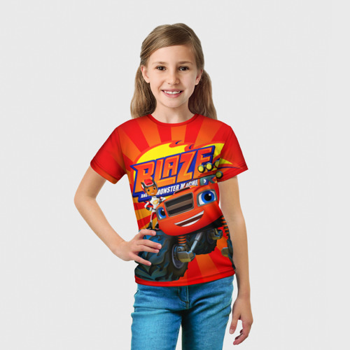 Детская футболка 3D Вспыш и чудо-машинки, цвет 3D печать - фото 5