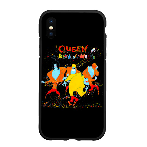 Чехол для iPhone XS Max матовый с принтом A Kind of Magic - Queen, вид спереди #2
