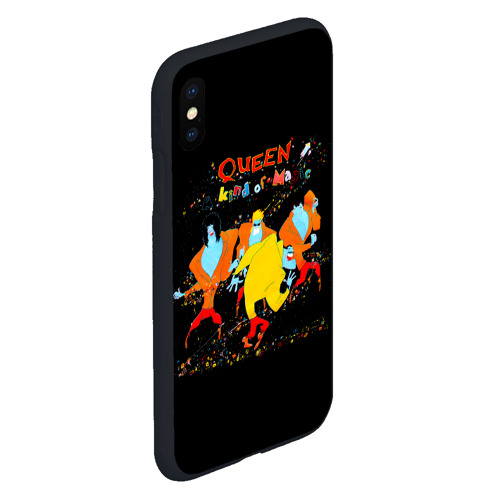 Чехол для iPhone XS Max матовый с принтом A Kind of Magic - Queen, вид сбоку #3