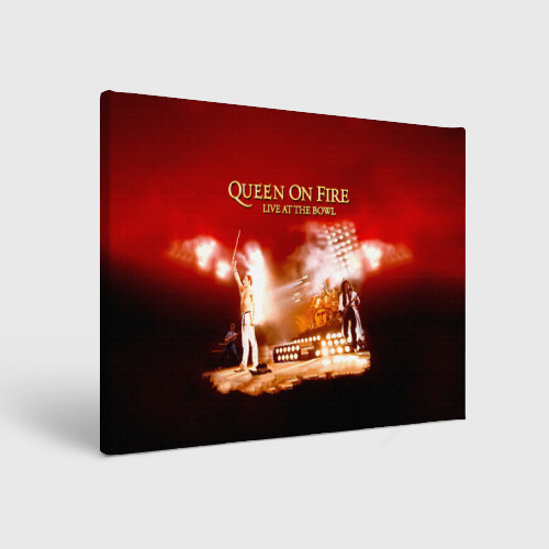 Холст прямоугольный Queen on Fire - Live at the Bowl, цвет 3D печать