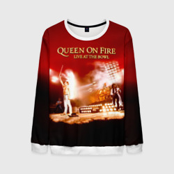 Мужской свитшот 3D Queen on Fire - Live at the Bowl