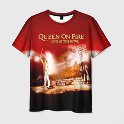 Мужская футболка 3D Queen on Fire - Live at the Bowl