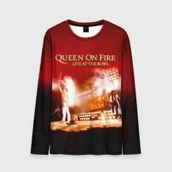 Мужской лонгслив 3D Queen on Fire - Live at the Bowl
