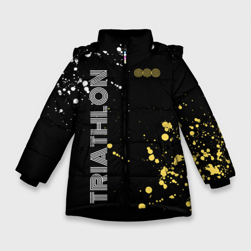 Зимняя куртка для девочек 3D Triathlon Триатлон, цвет черный