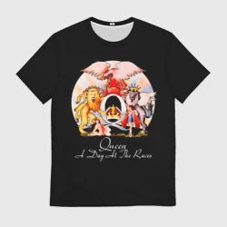 Мужская футболка 3D A Day at the Races - Queen