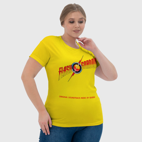 Женская футболка 3D с принтом Flash Gordon - Queen, фото #4