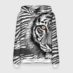 Женская толстовка 3D Голова тигра 22