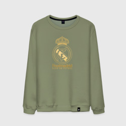 Мужской свитшот хлопок Real Madrid gold logo