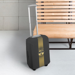 Чехол для чемодана 3D Barcelona Gold-Graphite Theme - фото 2
