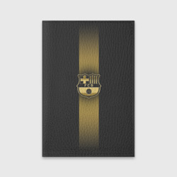 Обложка для паспорта матовая кожа Barcelona Gold-Graphite Theme