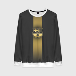 Женский свитшот 3D Barcelona Gold-Graphite Theme