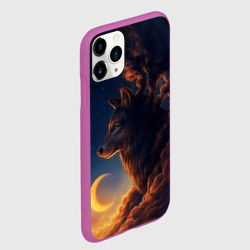 Чехол для iPhone 11 Pro матовый Ночной Волк Night Wolf - фото 2