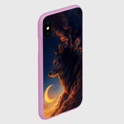 Чехол для iPhone XS Max матовый Ночной Волк Night Wolf - фото 2