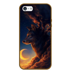 Чехол для iPhone 5/5S матовый Ночной Волк Night Wolf