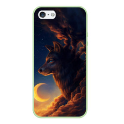 Чехол для iPhone 5/5S матовый Ночной Волк Night Wolf