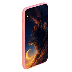 Чехол для iPhone XS Max матовый Ночной Волк Night Wolf - фото 2