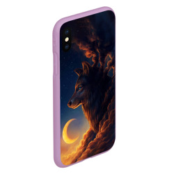 Чехол для iPhone XS Max матовый Ночной Волк Night Wolf - фото 2