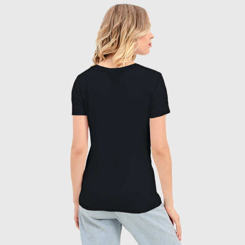 Женская футболка 3D Slim Паук neon, цвет 3D печать - фото 4