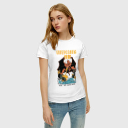 Женская футболка хлопок Птерозилла - Птеродактиль в стиле Аниме Годзилла - фото 2