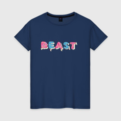 Женская футболка хлопок Mr Beast - Art 1