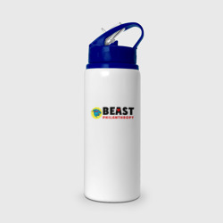 Бутылка для воды с трубочкой Mr Beast Philanthropy