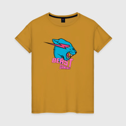 Женская футболка хлопок Mr Beast Gaming