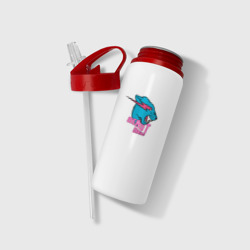 Бутылка для воды с трубочкой Mr Beast Gaming - фото 2
