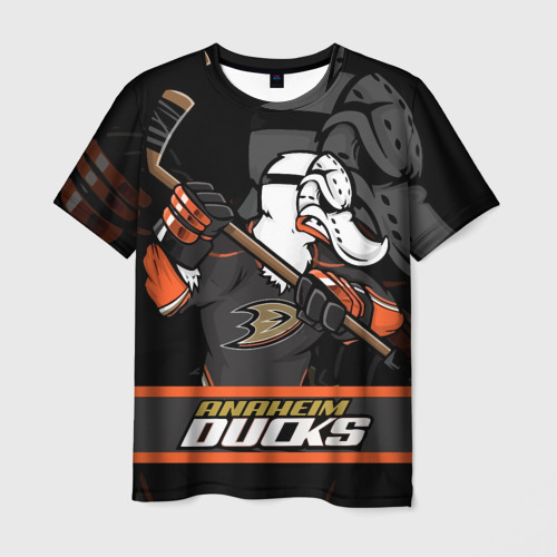 Мужская футболка 3D Анахайм Дакс, Anaheim Ducks, цвет 3D печать