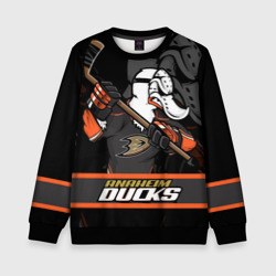 Детский свитшот 3D Анахайм Дакс, Anaheim Ducks