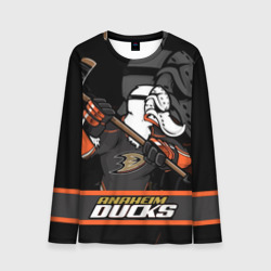 Мужской лонгслив 3D Анахайм Дакс, Anaheim Ducks