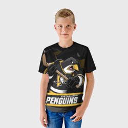 Детская футболка 3D Питтсбург Пингвинз, Pittsburgh Penguins - фото 2