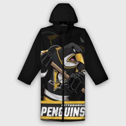 Мужской дождевик 3D Питтсбург Пингвинз, Pittsburgh Penguins