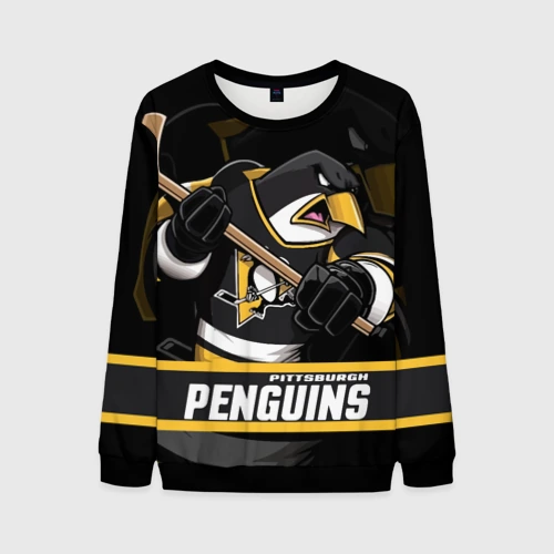 Мужской свитшот 3D Питтсбург Пингвинз, Pittsburgh Penguins