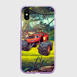 Чехол для iPhone XS Max матовый Эй-Джей и Вспыш