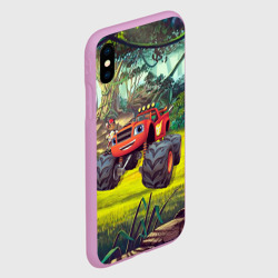 Чехол для iPhone XS Max матовый Эй-Джей и Вспыш - фото 2