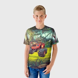 Детская футболка 3D Эй-Джей и Вспыш - фото 2