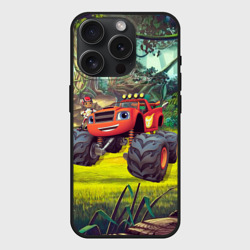 Чехол силиконовый для Apple iPhone 15 Pro матовый Эй-Джей и Вспыш