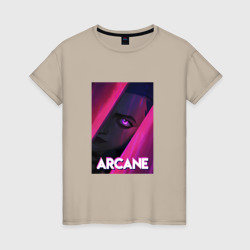 Женская футболка хлопок Arcane Neon